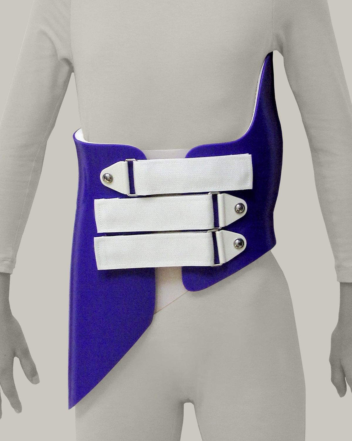 Thoraco-Lumbar-Sacral Orthosis, Providence Style in Blue